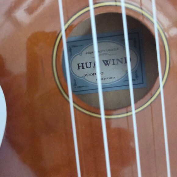 HUA WIND Hawaiian Ukulele for Beginners, Four String, Wood, Brown - Picture 5 of 10